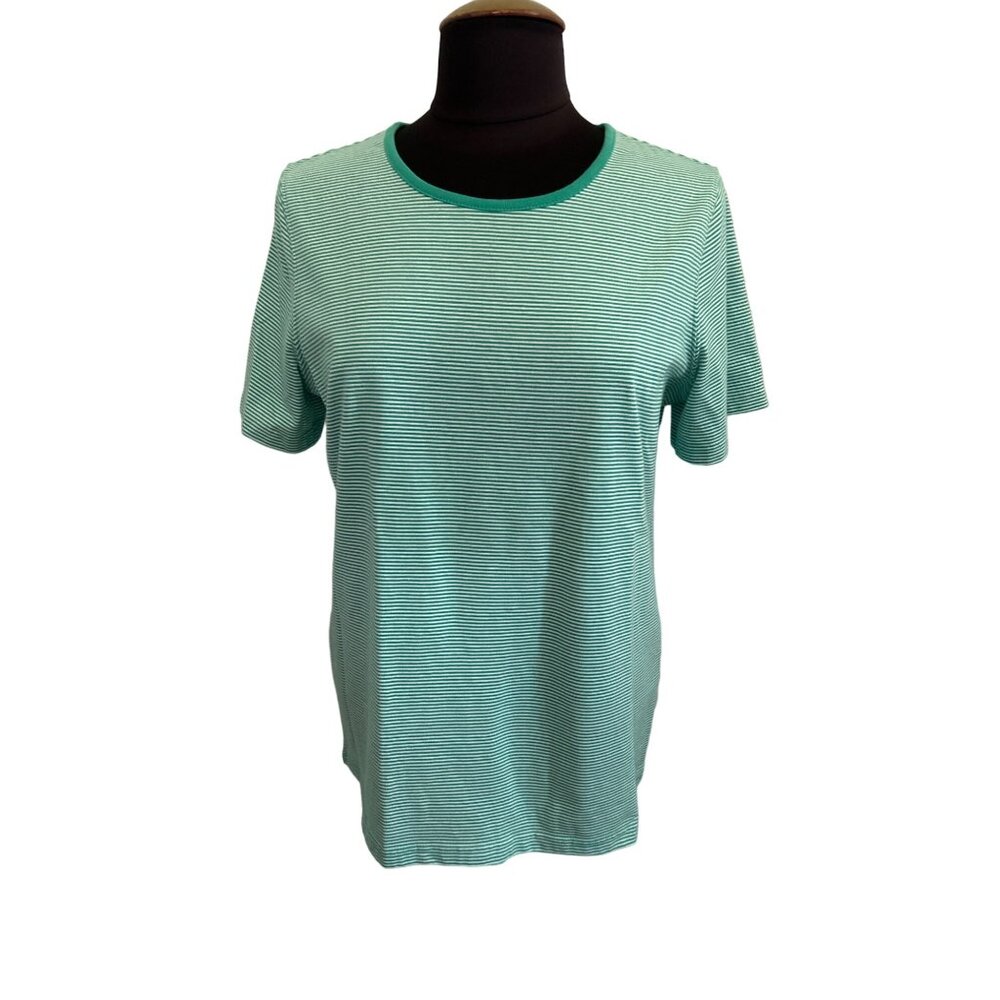 Coral Bay Bundle Of 3 Striped, Short Sleeve Tops, Size Medium